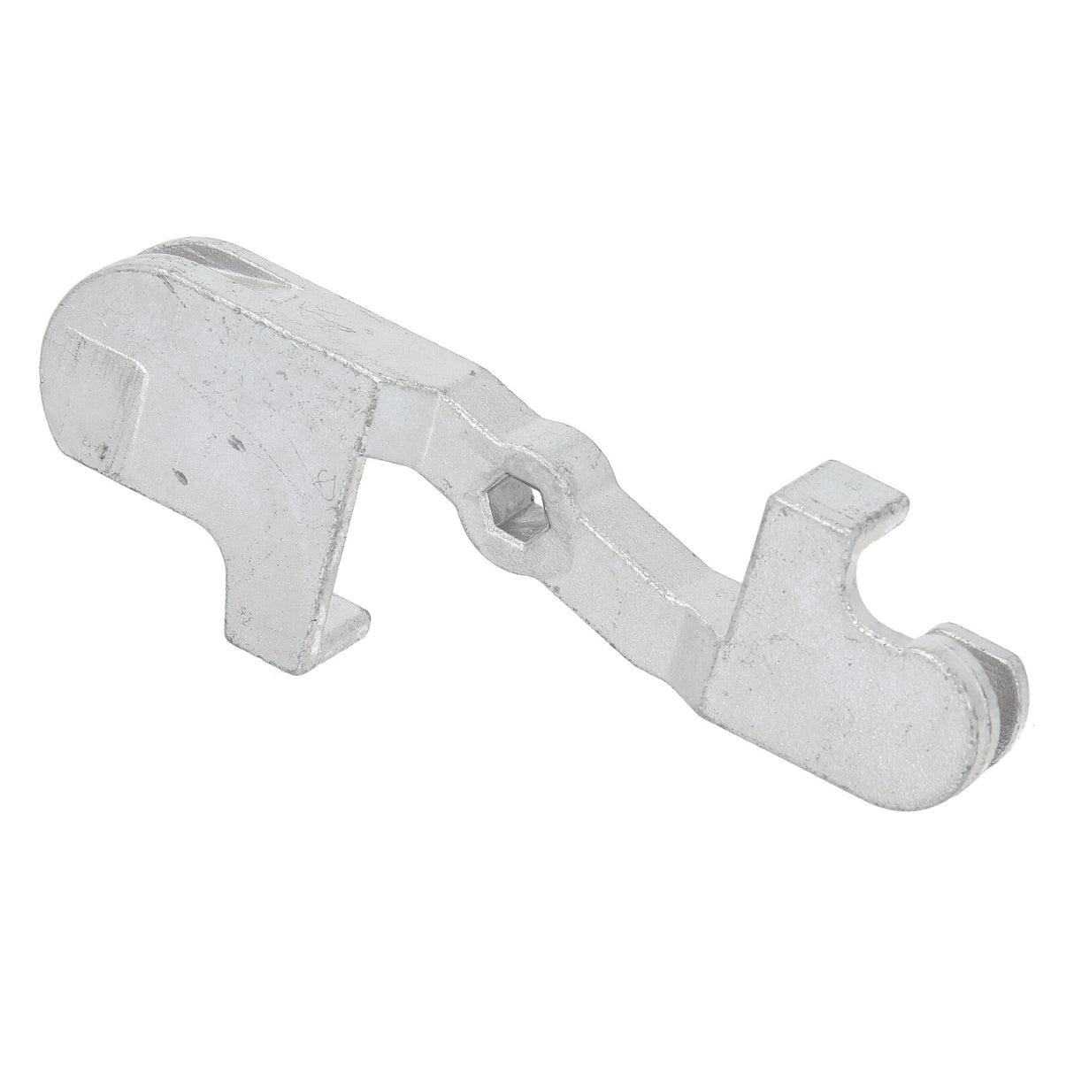 The Compact Brake Line Bender with a 4.75mm brake line, ready for use.