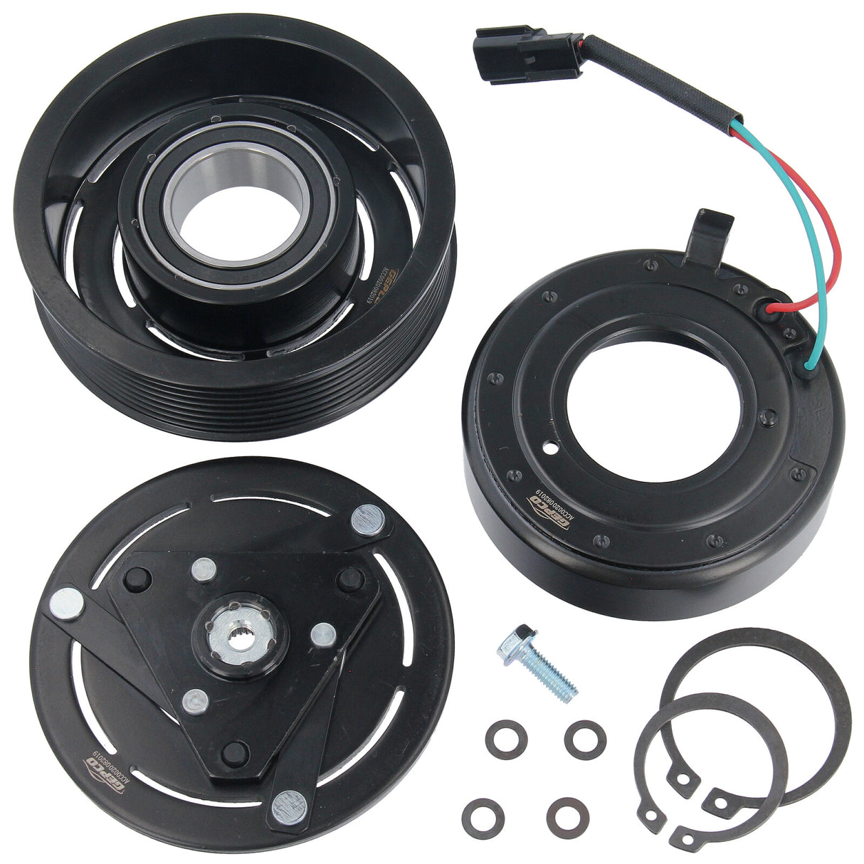 Embrayage magnétique de compresseur de climatisation GEPCO pour Nissan X-Trail Renault Laguna Megane III 2.0