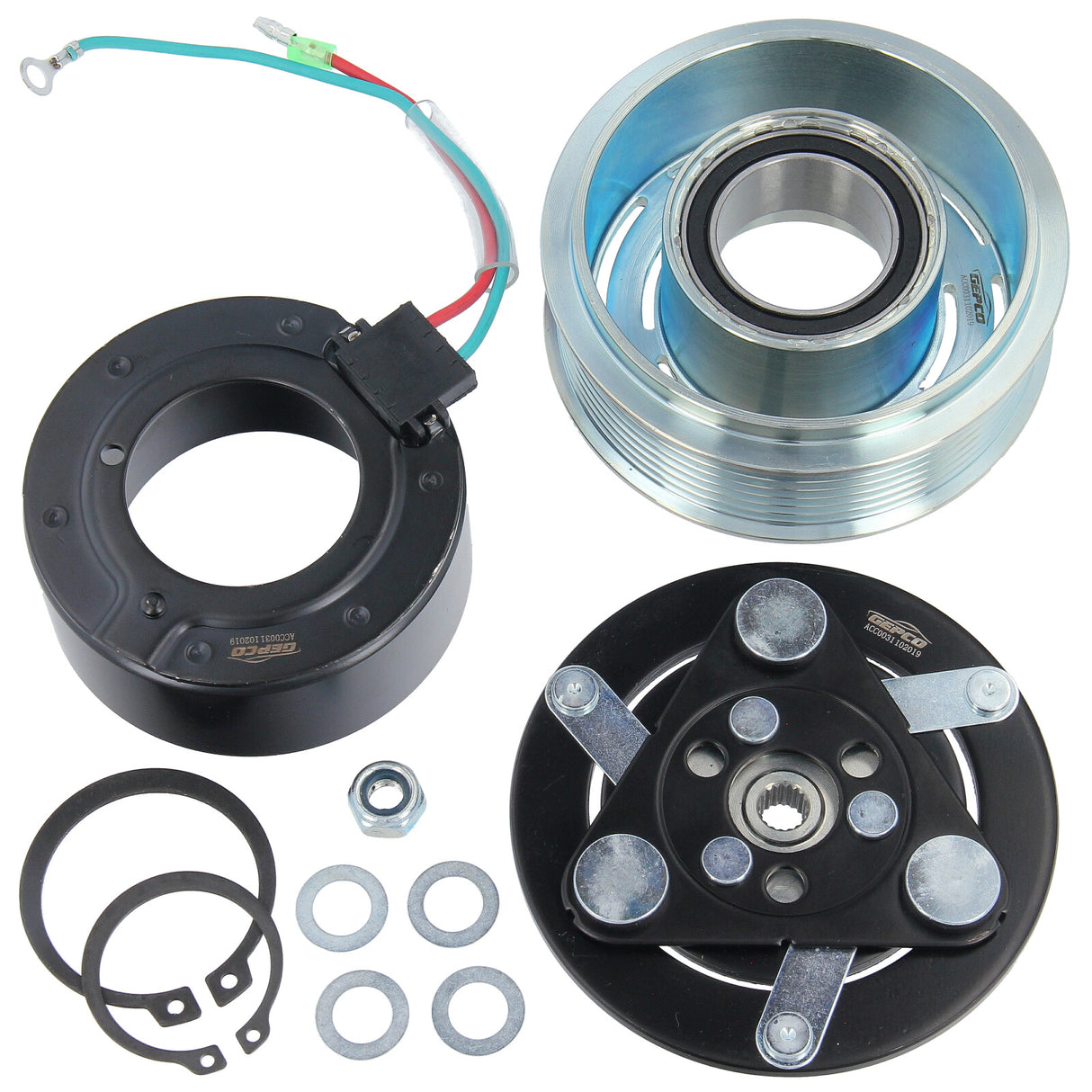 Solénoïde de poulie d'embrayage magnétique de compresseur de climatisation GEPCO Honda Accord CL CR-V RD