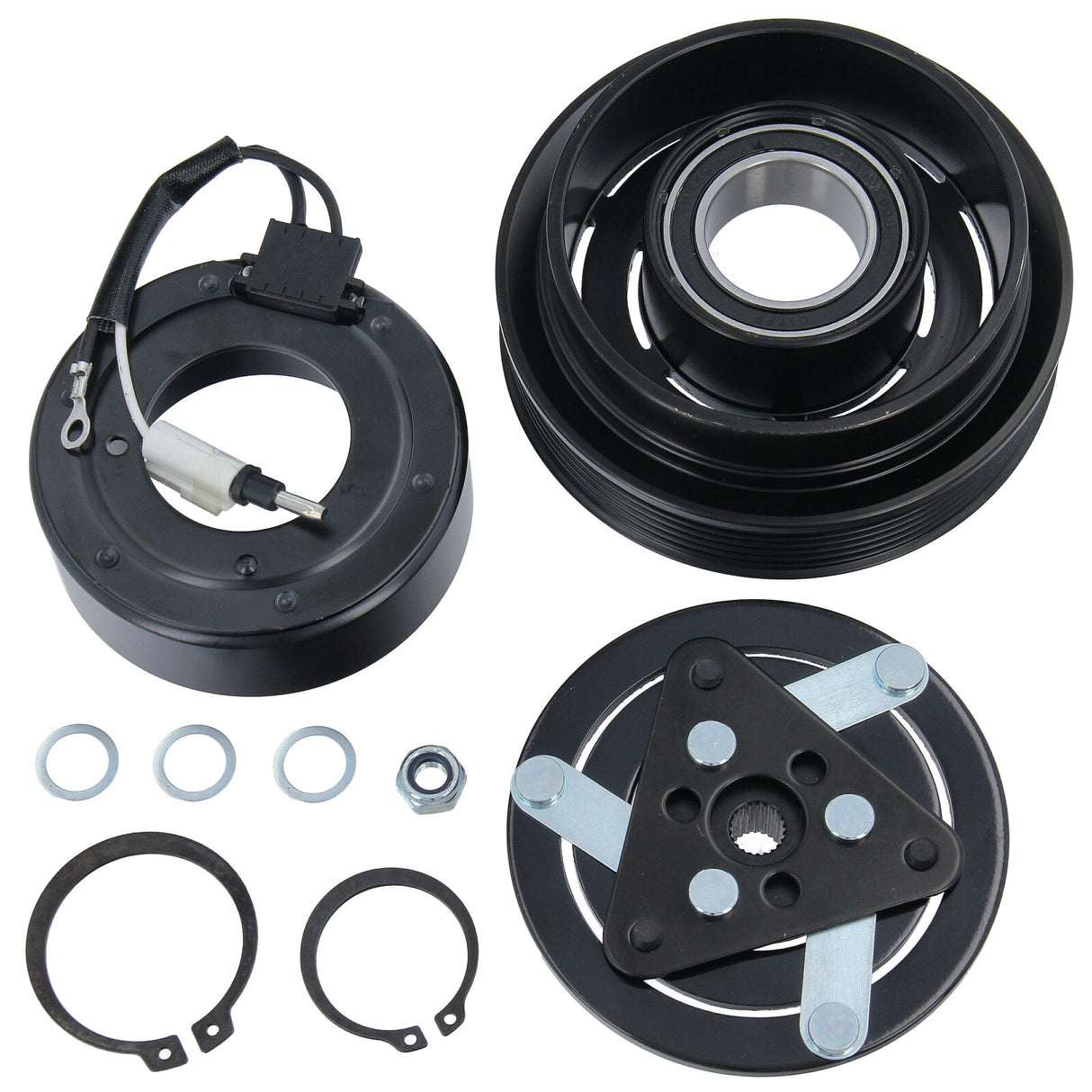 Embrayage magnétique de compresseur de climatisation pour Dacia Duster Logan Sandero Renault Clio Logan