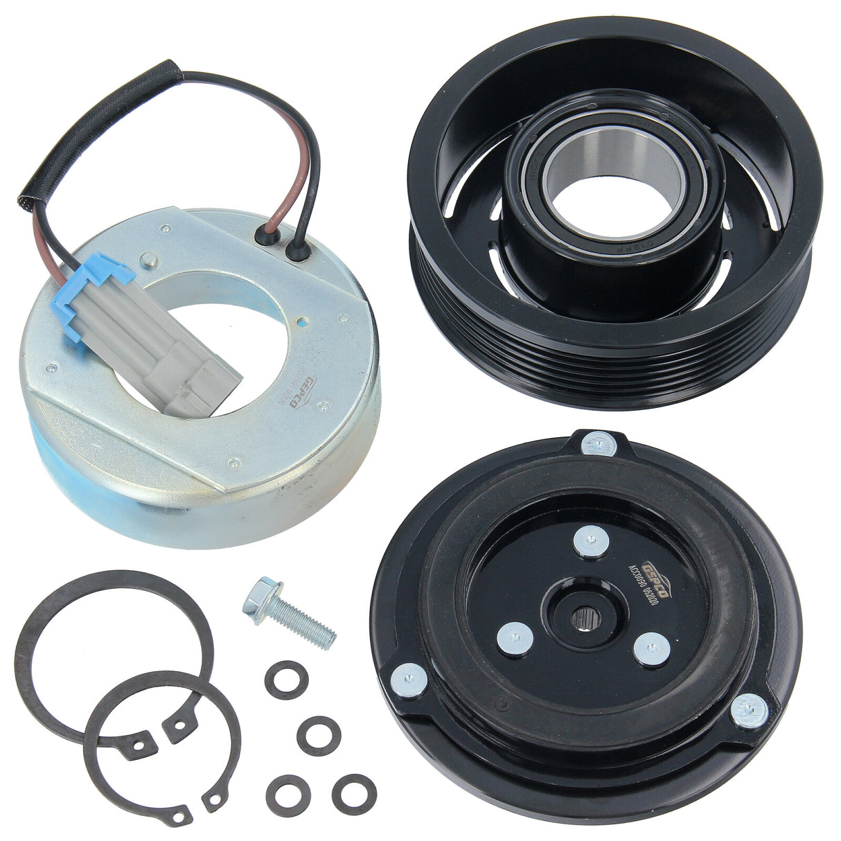 Embrayage magnétique de compresseur de climatisation GEPCO pour Opel Astra H Zafira B L48 L35 1.9 CDTI