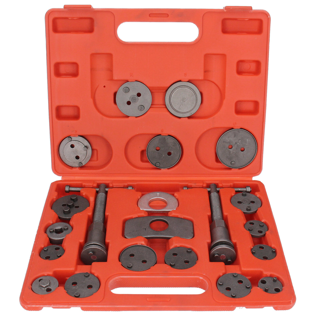 PISTON DE FREIN PISTON DE FREIN RÉINITIALISATEUR RÉINITIALISATEUR NEUF 21 PIÈCES VAG AUDI VW SEAT OPEL avec 2 broches réinitialiseur de frein SET HQ