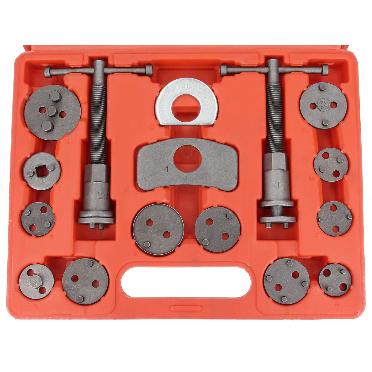 PISTON DE FREIN PISTON DE FREIN RÉINITIALISATEUR RÉINITIALISATEUR NEUF 21 PIÈCES VAG AUDI VW SEAT OPEL avec 2 broches réinitialiseur de frein SET HQ