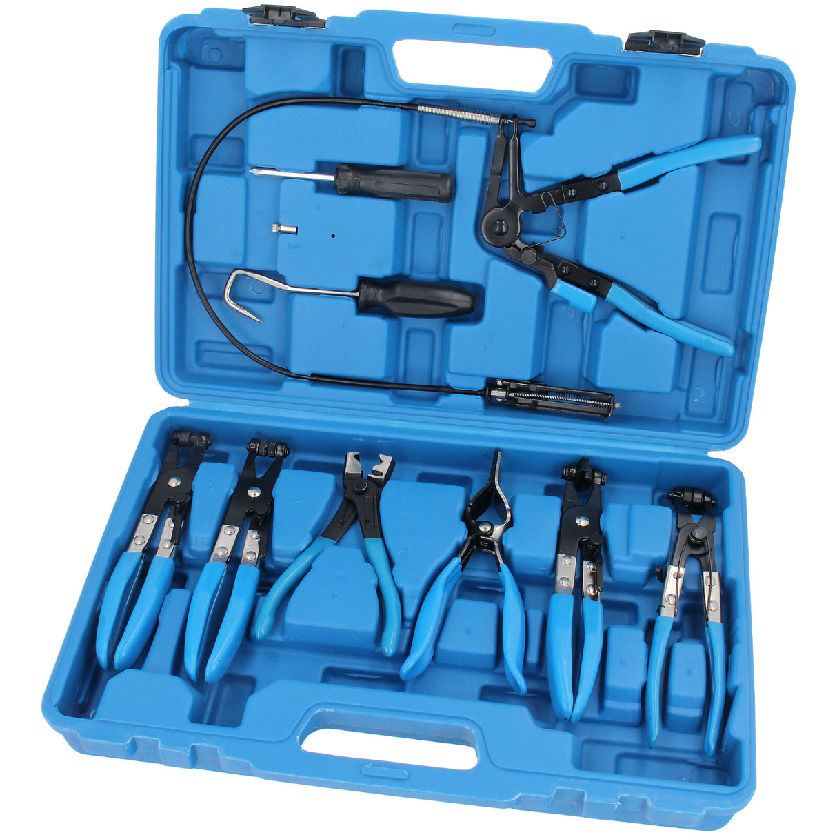 Kit de pinces pour colliers de serrage, ensemble de pinces pour colliers de serrage, 11 pièces