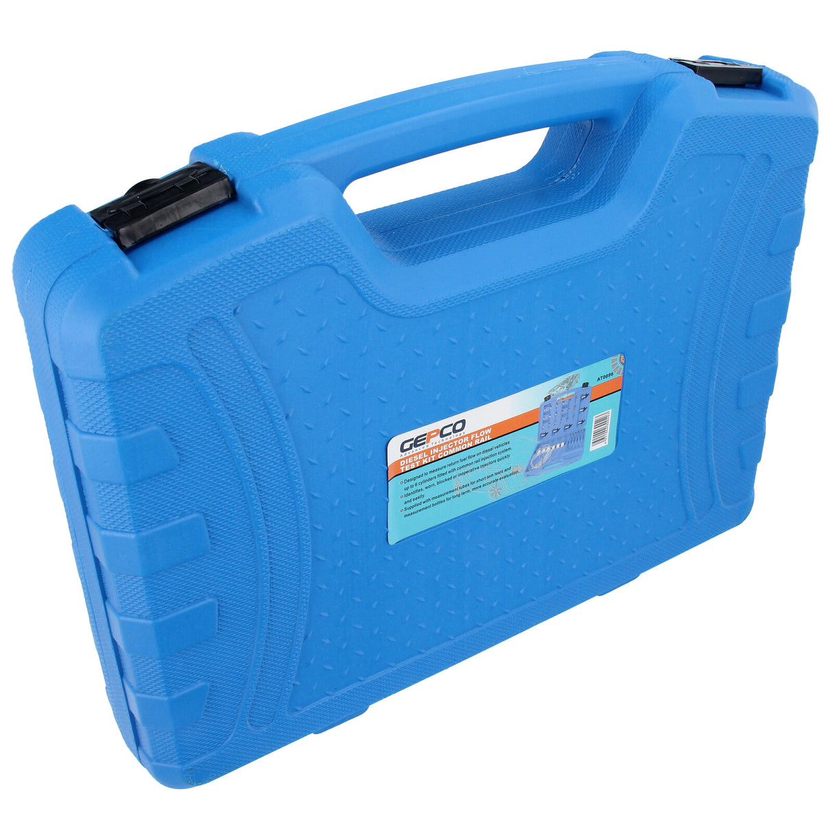 Testeur de débitmètre diesel Common Rail CDI, vérificateur de débitmètre de retour, appareil de test d'injecteurs MERCEDES avec 24 adaptateurs avec 6 injecteurs