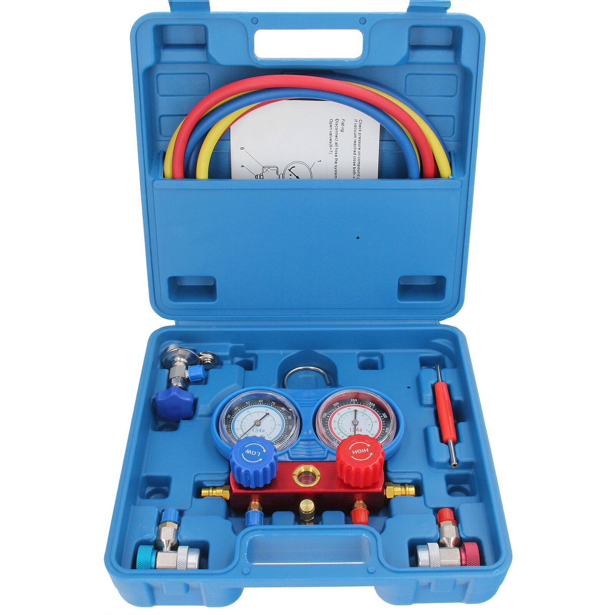 Raccord de manomètre pour test de climatisation Test de climatisation