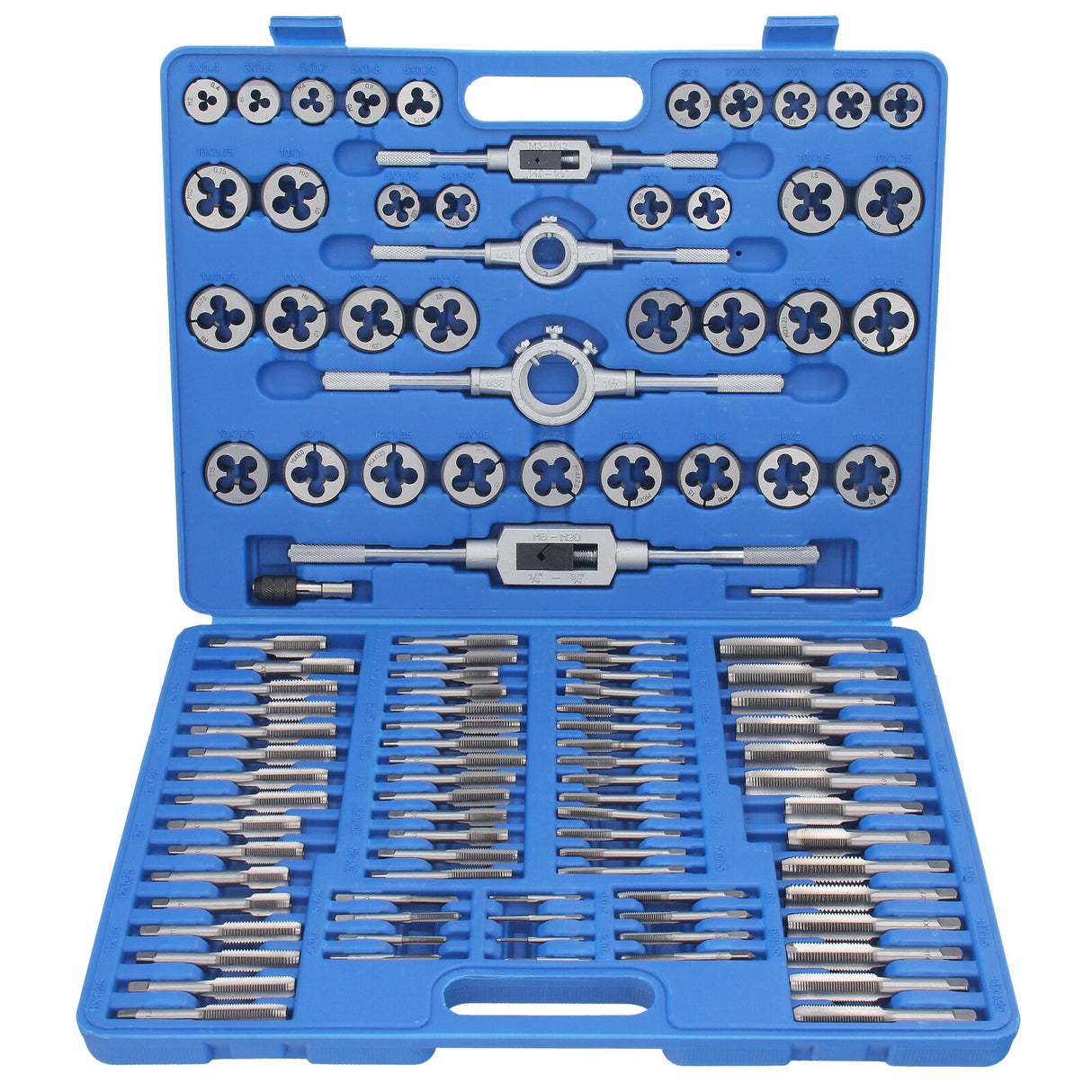 Jeu de fraises à fileter, taraud, mèche à fileter, mèche à couper 110 pcs.