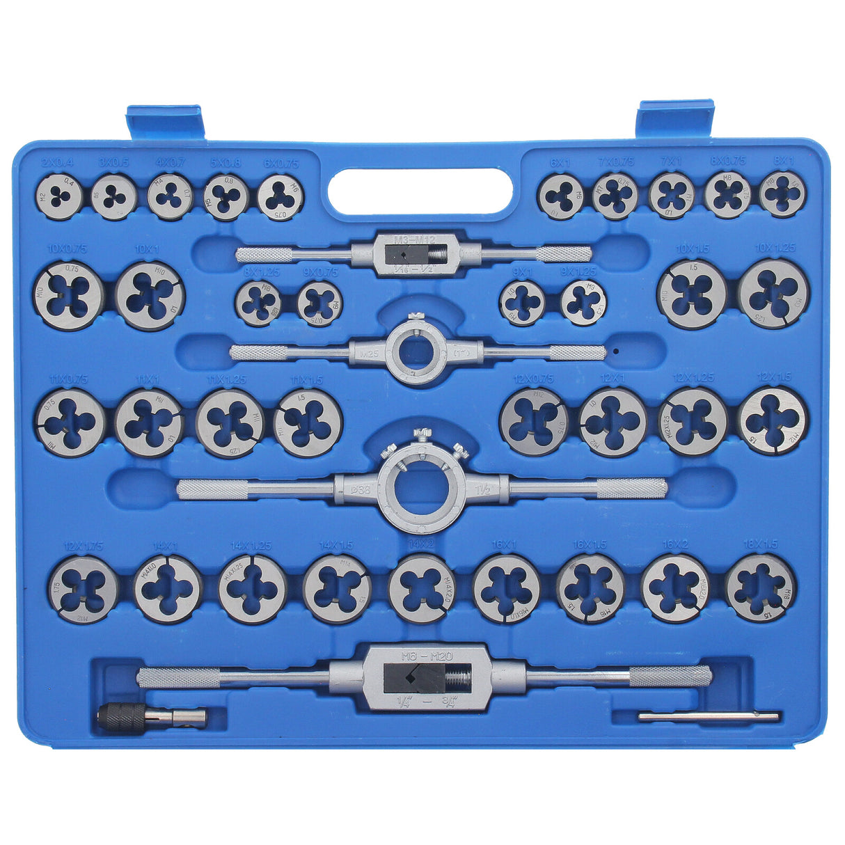 Jeu de fraises à fileter, taraud, mèche à fileter, mèche à couper 110 pcs.