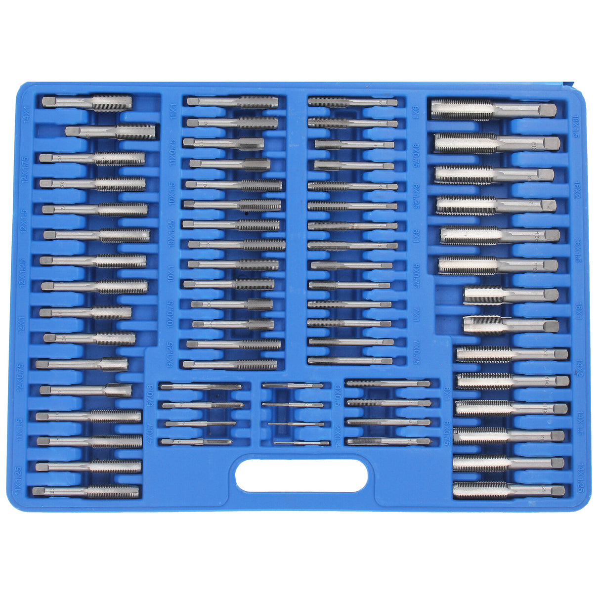 Jeu de fraises à fileter, taraud, mèche à fileter, mèche à couper 110 pcs.