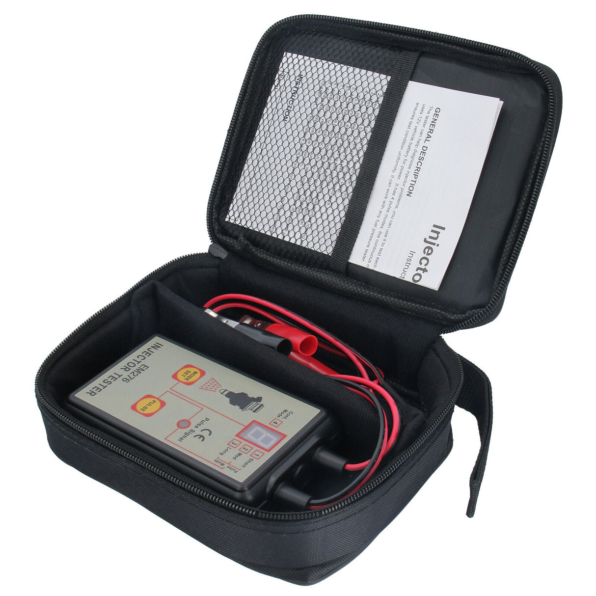 TESTEUR D'INJECTION OUTIL DE DIAGNOSTIC 12 V + Mallette + Mode d'emploi