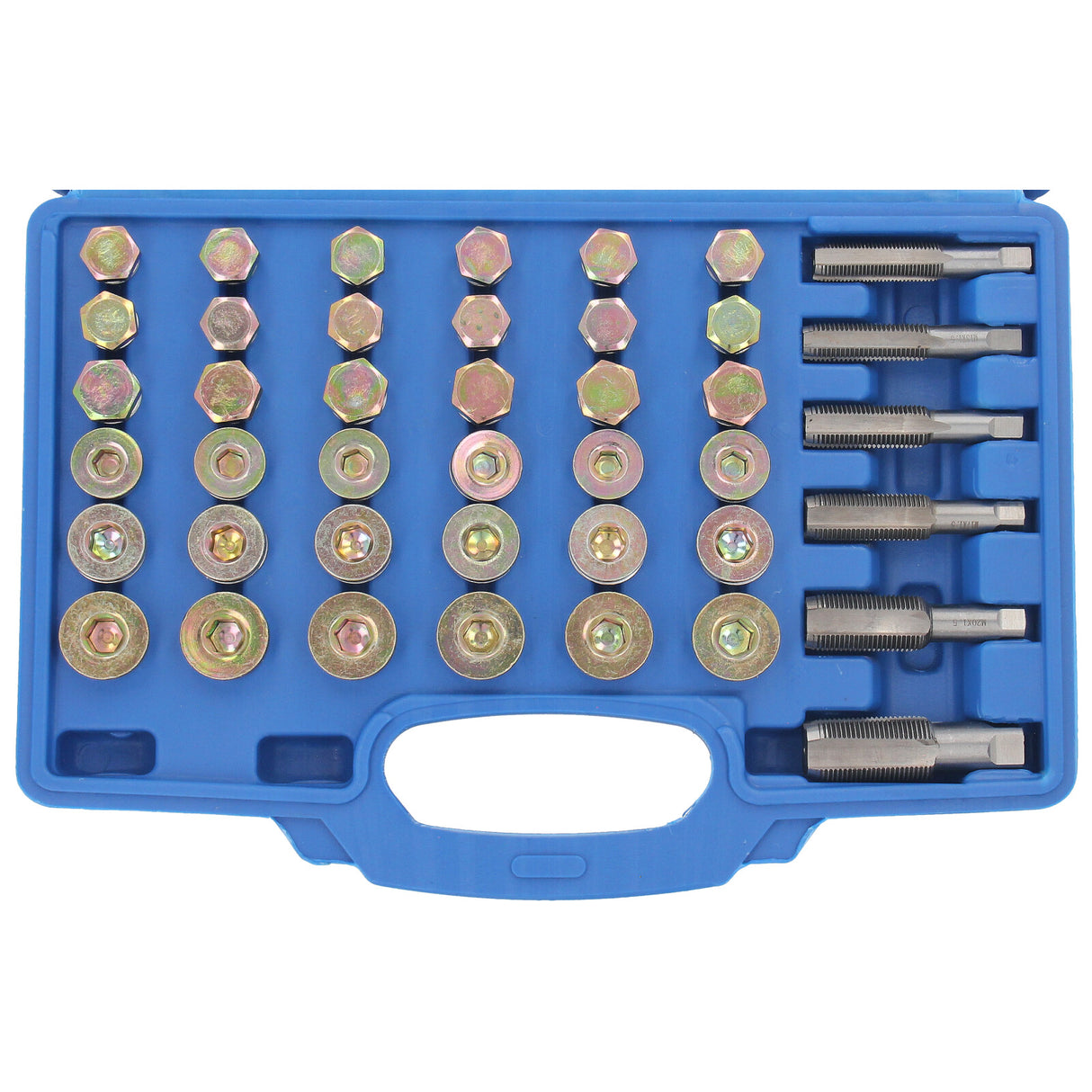 Kit de réparation 114 pièces pour vis de filetage de vidange d'huile M13 M15 M17 M20 M22