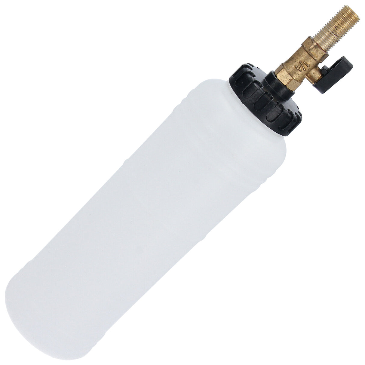 Dispositif de purge de frein, purgeur de frein à air comprimé, bouteille de recharge, outil neuf