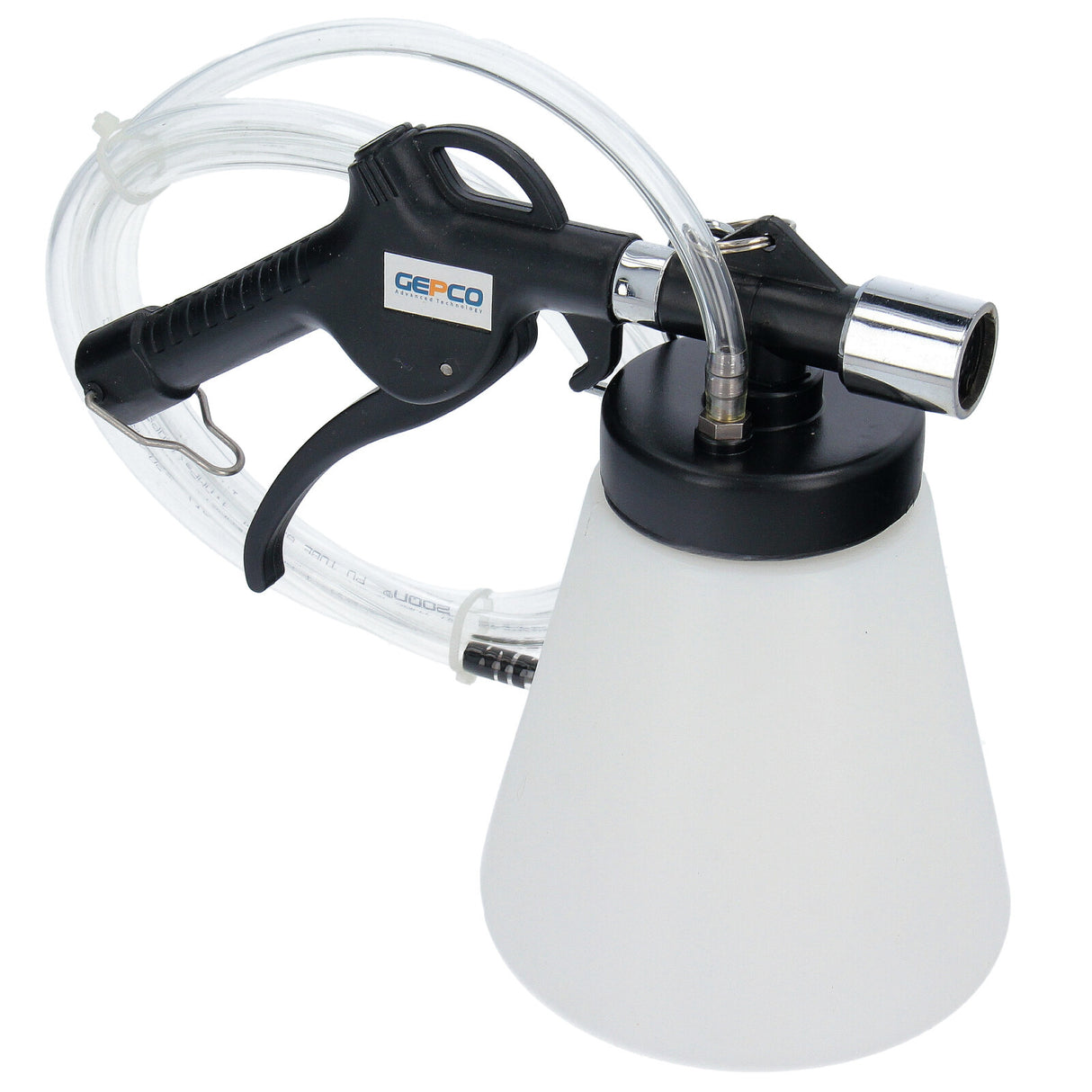 Dispositif de purge de frein, purgeur de frein à air comprimé, bouteille de recharge, outil neuf