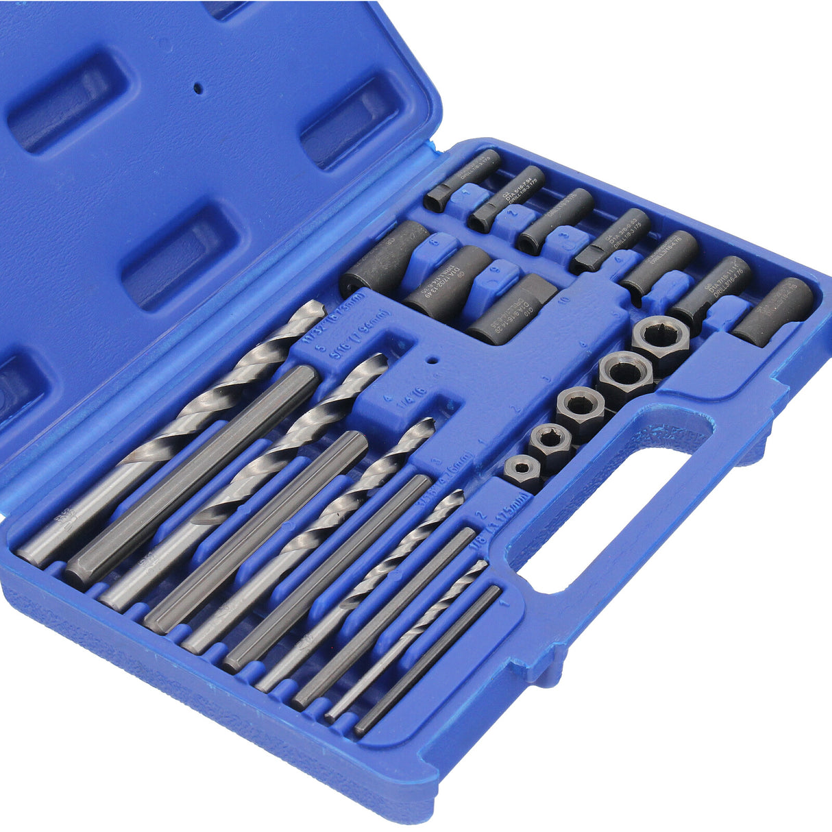 Coffret d'extracteurs de vis, 25 pièces. Extracteur de boulons, kit d'extraction spécial pour retirer les vis.