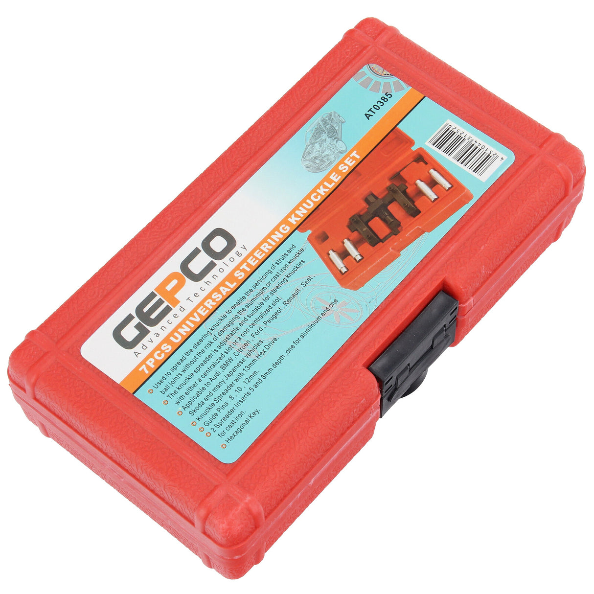 Kit d'écarteurs de rotules d'amortisseurs, outil d'écartement de bras de suspension, 7 pièces