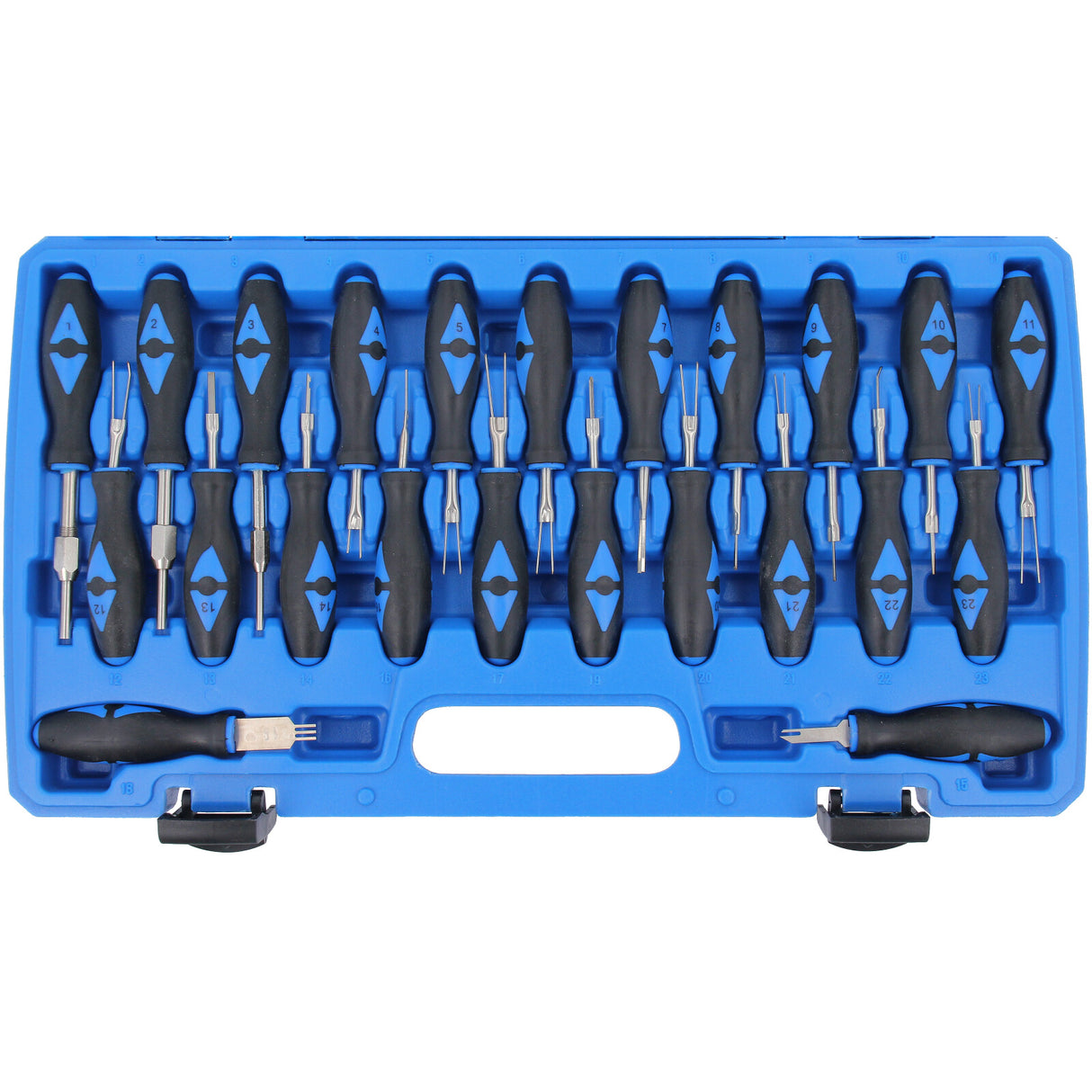 Outil de retrait de broches, outil de déverrouillage, outil de libération de connecteur, 23 pièces