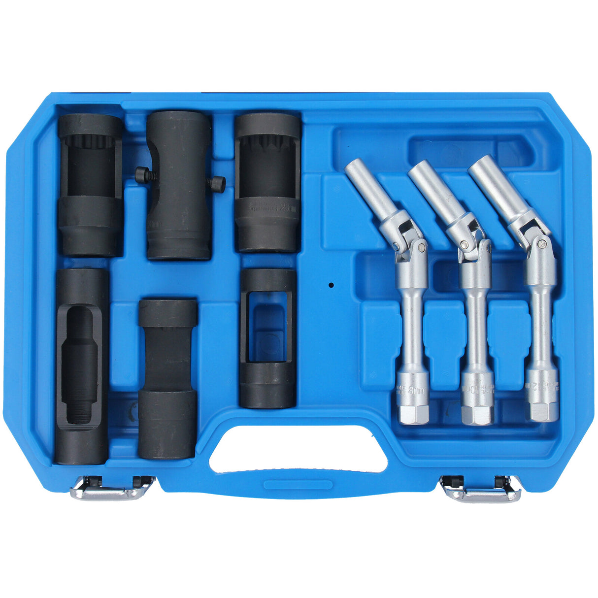 Douilles de bougie de préchauffage d'atelier, douilles de clé à douille, sonde lambda 8-10-12 mm