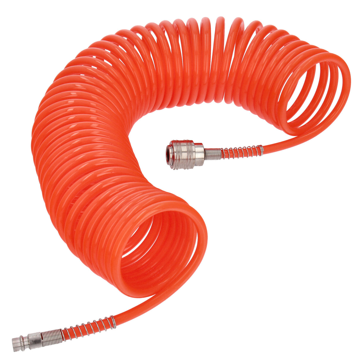 Tuyau spiralé pour air comprimé 1/4' PE 8x12mm 10m