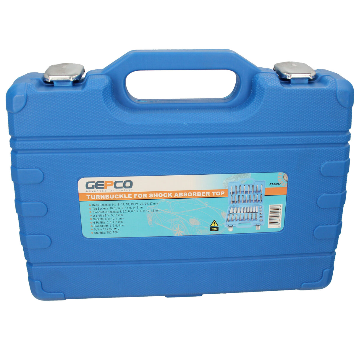 Ensemble d'outils pour amortisseurs de voiture, 39 pièces, clé d'amortisseur, jambe de suspension