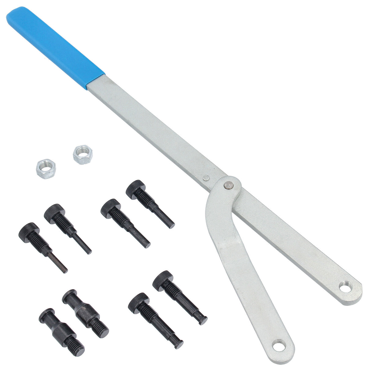 Jeu d'outils de 11 pièces pour le changement de la courroie de distribution du vilebrequin et du pignon d'arbre à cames