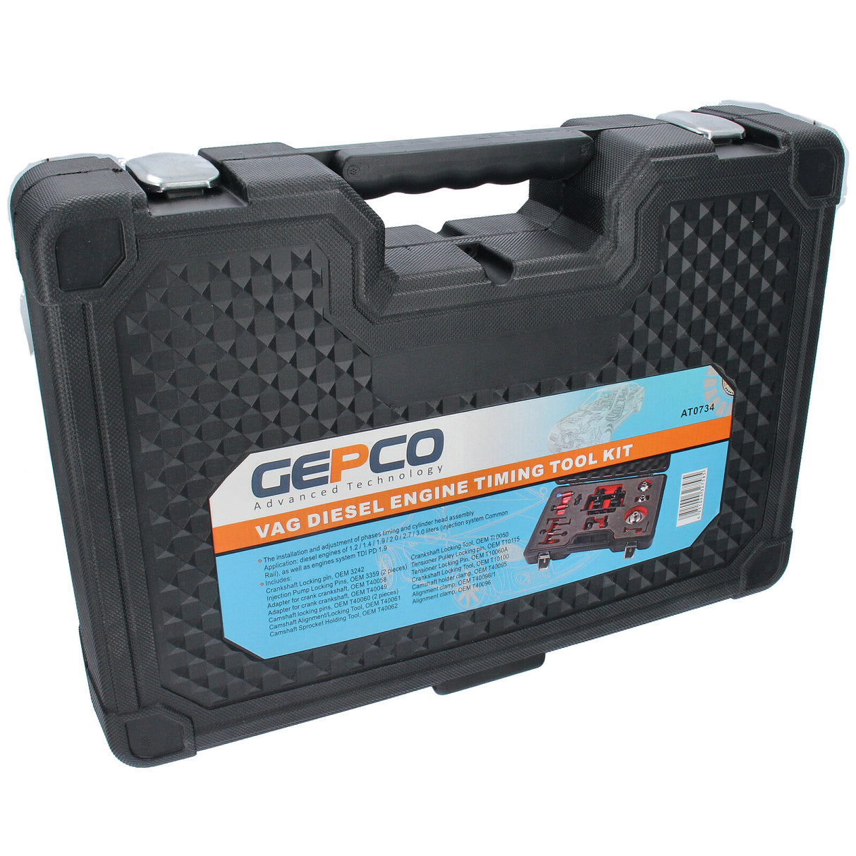 Outil de calage de moteur d'arbre à cames chaîne de distribution vilebrequin VAG diesel courroie trapézoïdale