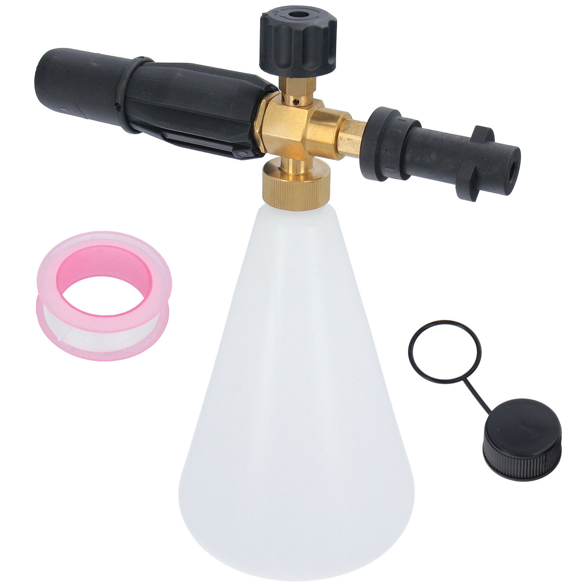 Lance à mousse pour nettoyeur haute pression canon à mousse buse voiture véhicule mousse 0,8 litres