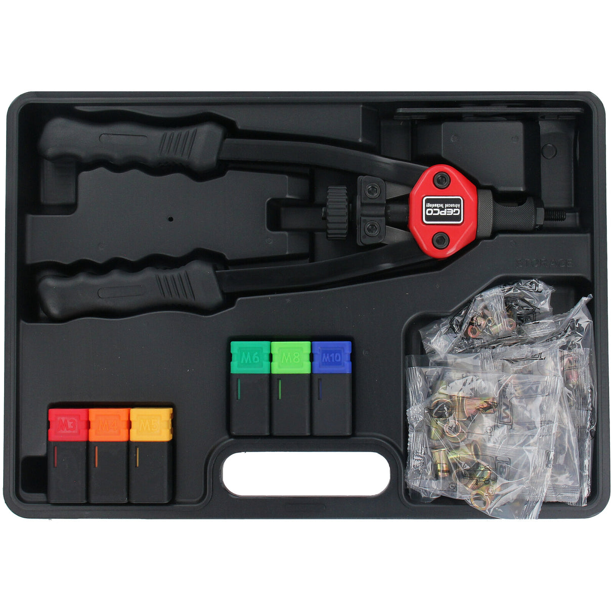 Pince à riveter professionnelle Pince à écrou à riveter Écrous à riveter M3 M4 M5 M6 M8 M10 paires de pièces de tension