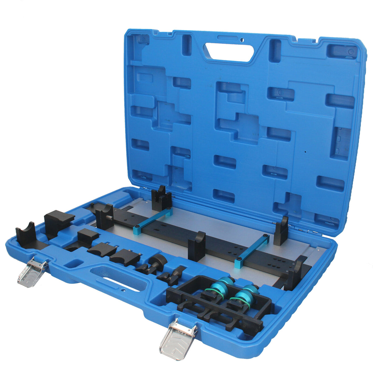 Nockenwellen Werkzeug VAG (6/12): Detailansicht Montage Zylinderkopf Motor Audi Porsche Skoda Seat