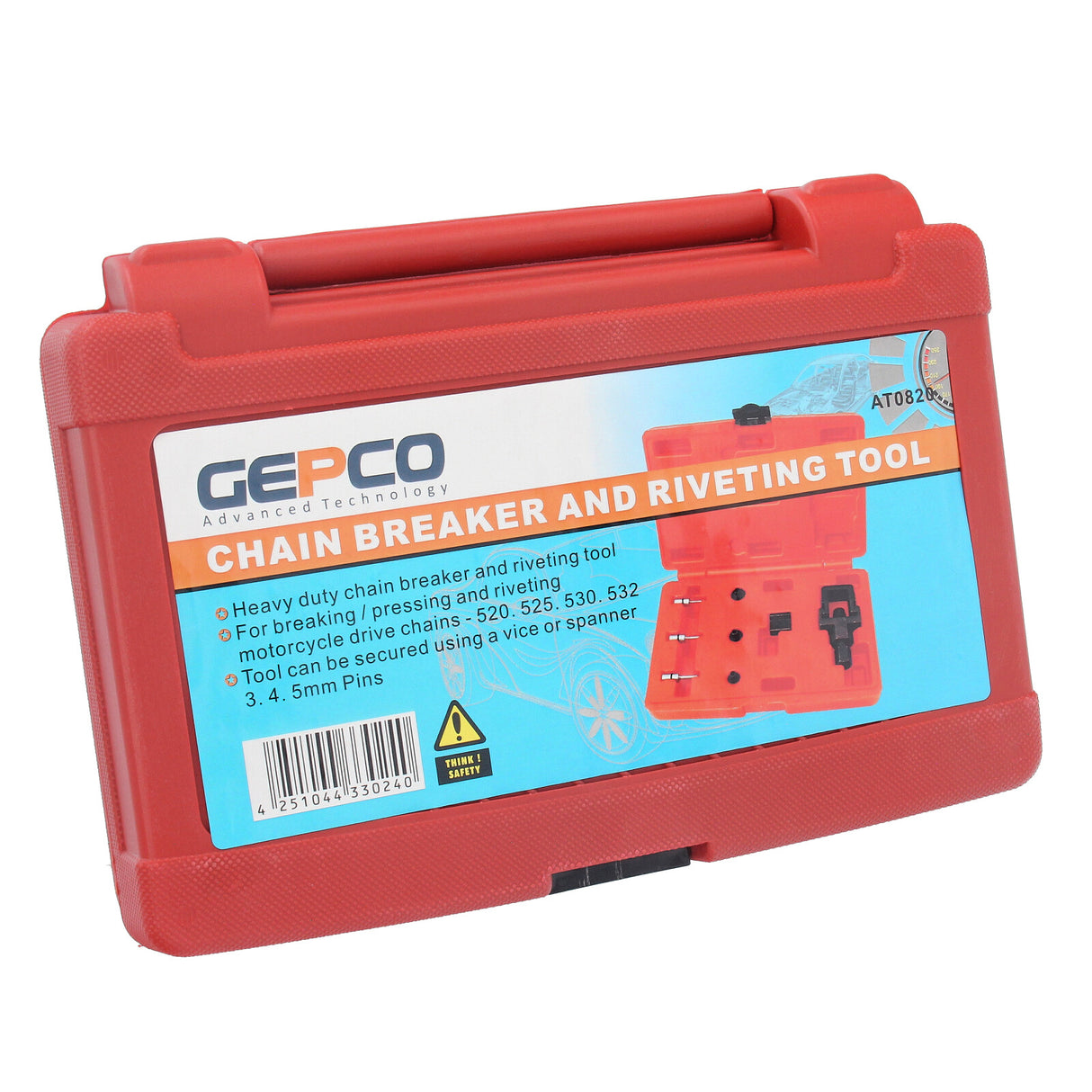 Outil de rivetage pour chaînes de moto, outil de coupe, riveteuse de chaîne, taille 520 525 530 532