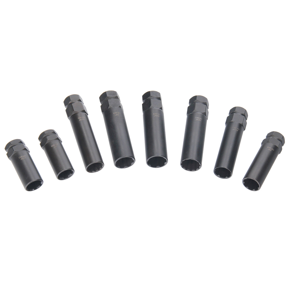 Clé à douille pour démontage de blocage de roue, outil de déverrouillage 1/2" - 3/4" 16 pièces