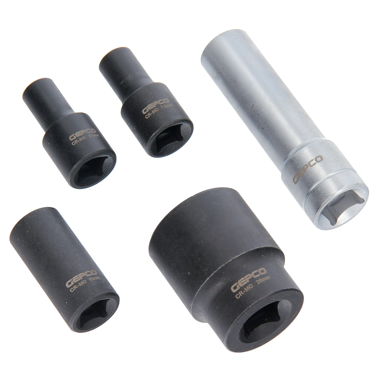 Jeu de douilles pour pompe d'injection Bosch VE pump tool 5 pièces.