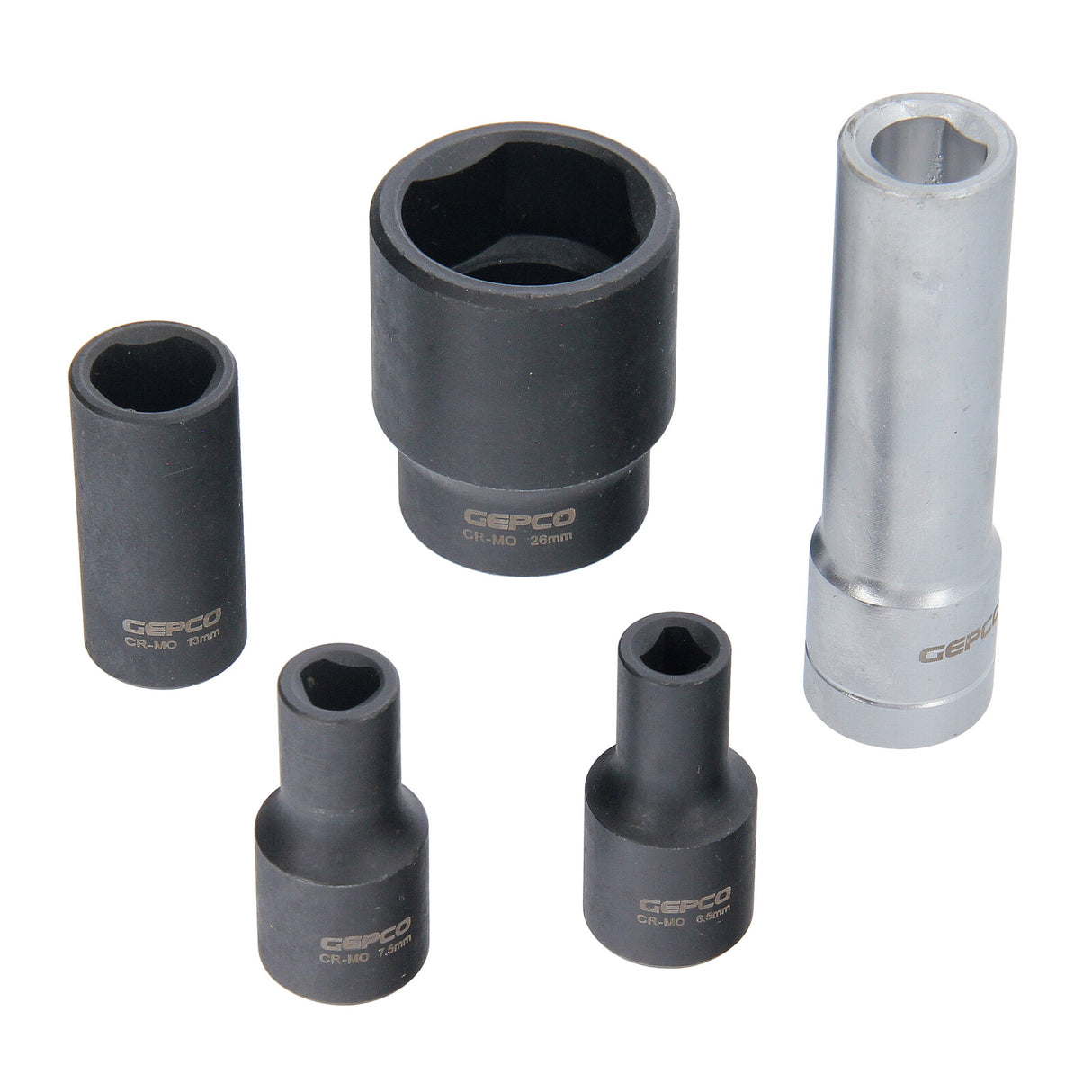 Jeu de douilles pour pompe d'injection Bosch VE pump tool 5 pièces.