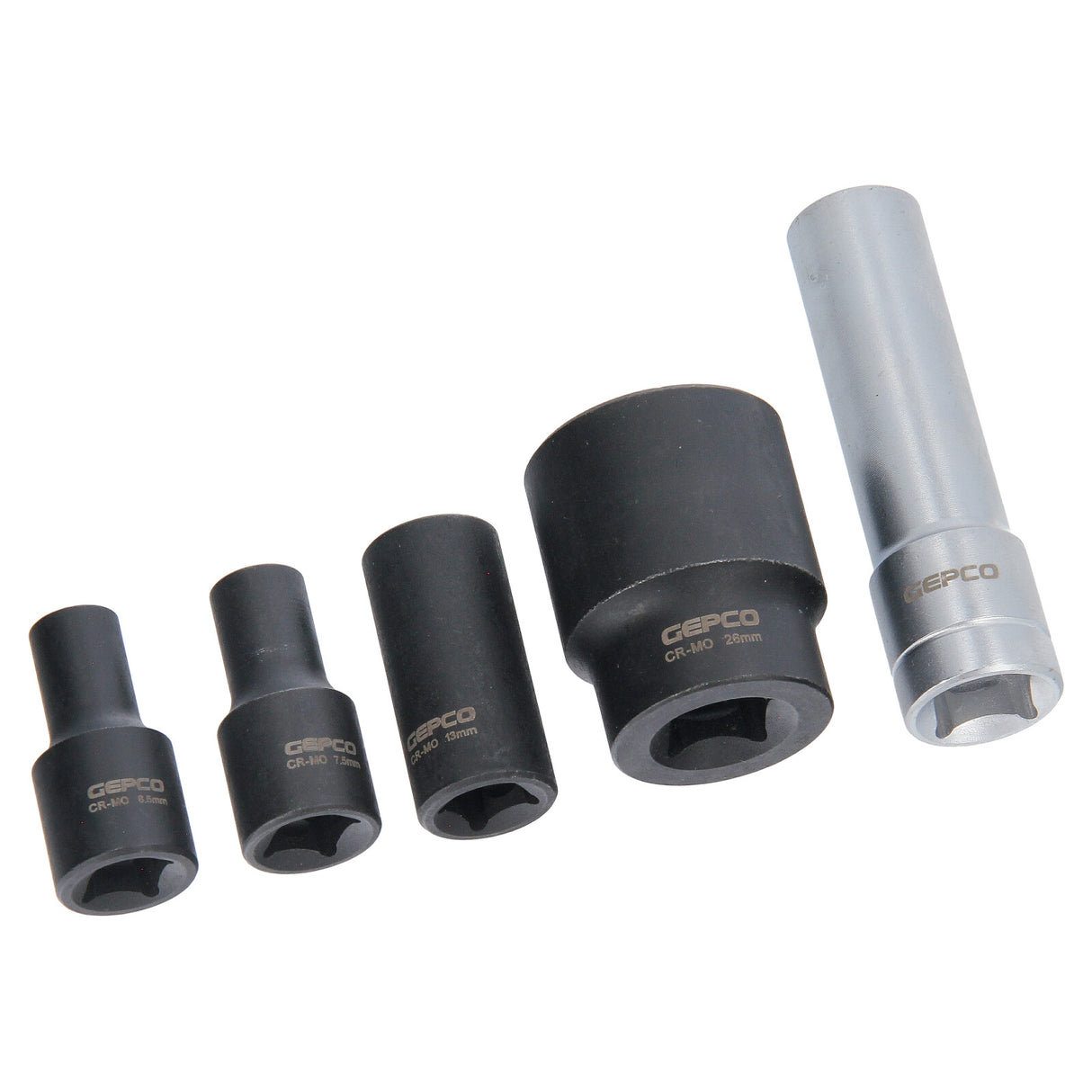 Jeu de douilles pour pompe d'injection Bosch VE pump tool 5 pièces.