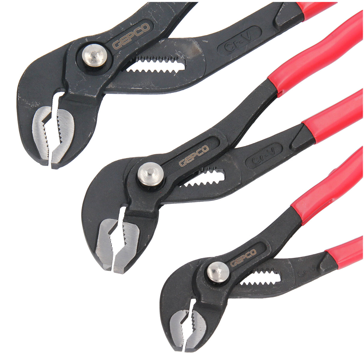 Jeu de pinces pour pompe à eau, jeu de clés à tube, jeu de clés à tube, longueur 180 240 300 mm, 3 pièces