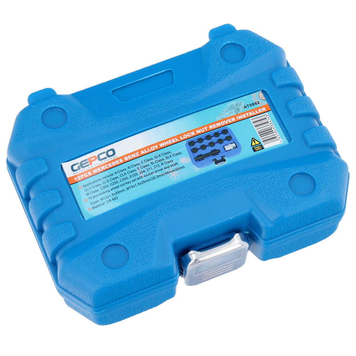 Outil de démontage de boulon de roue antivol de jante avec clé pour Mercedes-Benz