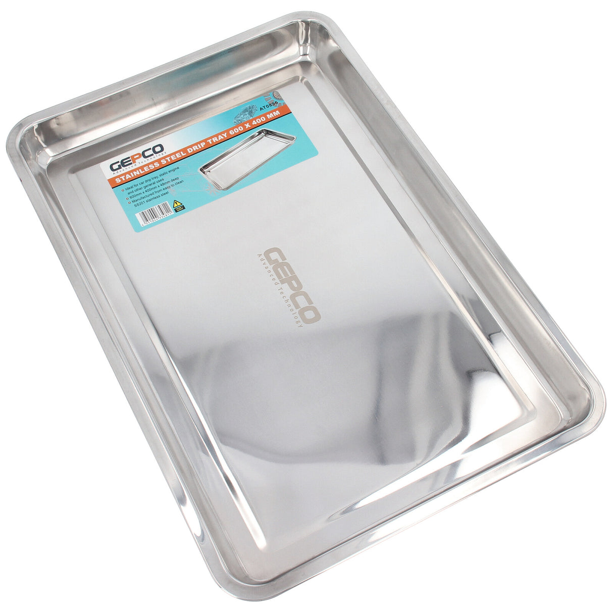 Bac de récupération d'huile GEPCO bac de récupération d'huile en acier inoxydable avec chiffons absorbants d'huile