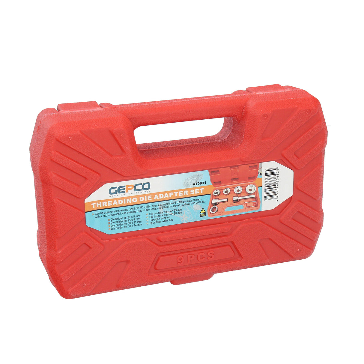 Jeu d'adaptateurs de coupe de filetage Jeu d'adaptateurs de matrice Porte-filière M3-M14