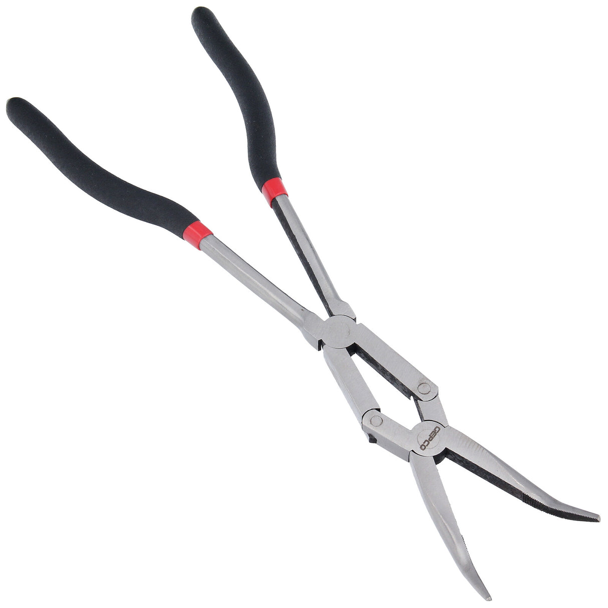 Jeu de pinces à double articulation pour téléphone, pinces à bec effilé, pinces à articulation 335 340 mm, 3 pièces