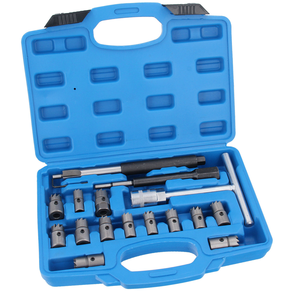 Kit d'outils de surface d'étanchéité pour coupe-injecteur diesel 17 pièces KIT