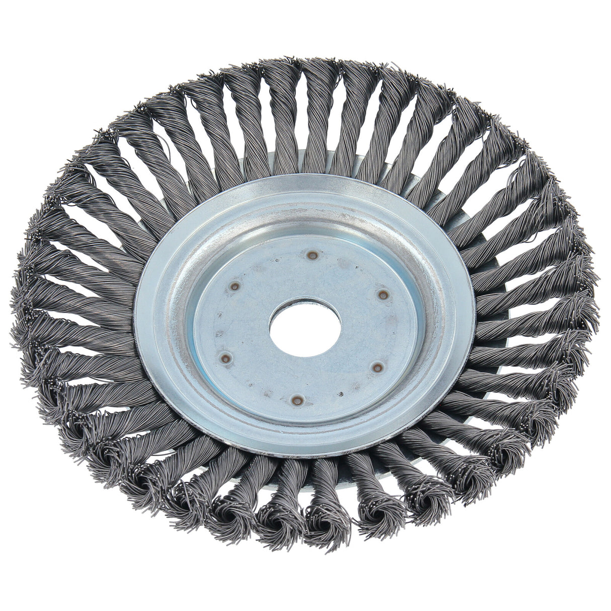 Brosse à mauvaises herbes professionnelle pour débroussailleuse 25,4 x 200 mm tressée