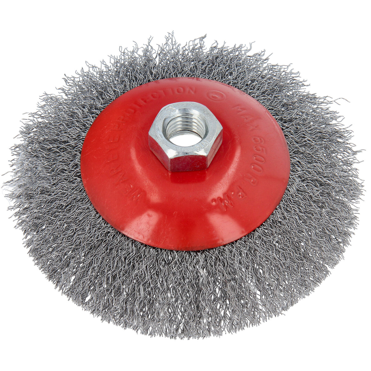 Brosse métallique tressée conique M14, lot de 3/5/10 pièces, pour meuleuse d'angle, 115 mm
