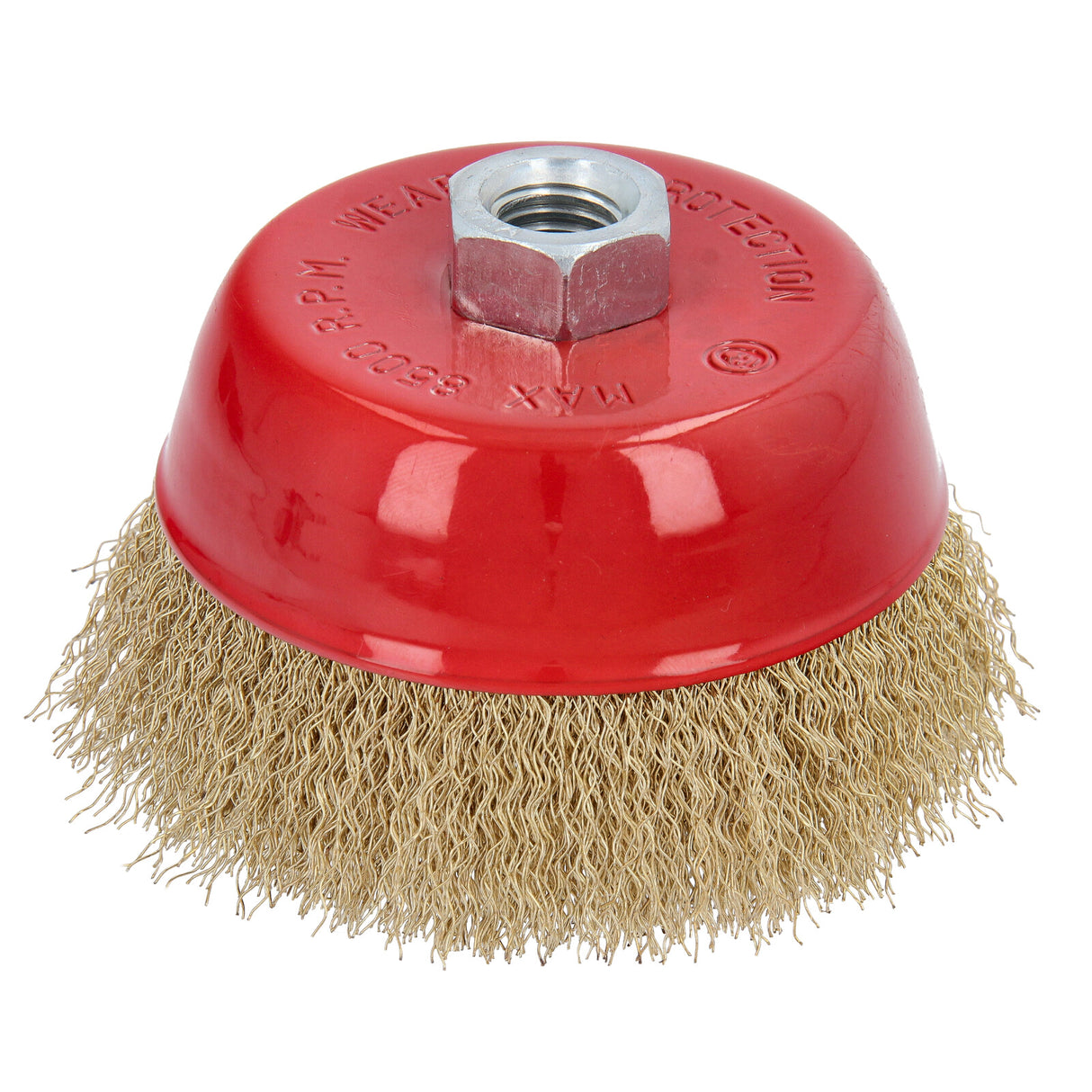 3/5/10 pièces brosse coupelle brosse métallique Ø 100 mm M14 Flex meuleuse d'angle avec revêtement en laiton