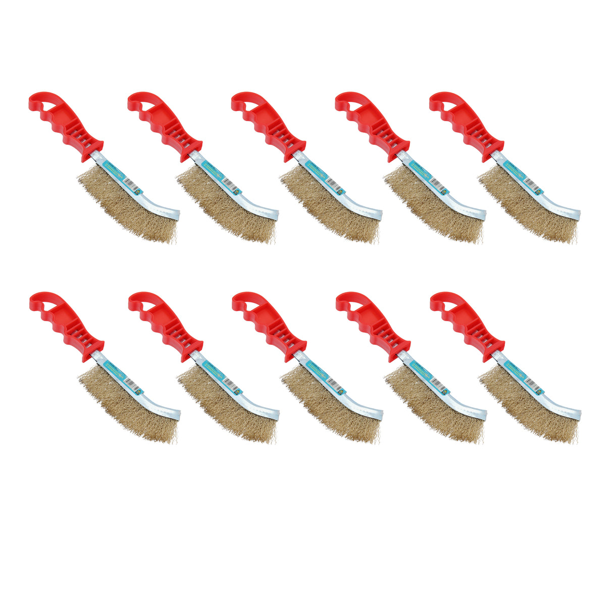 Brosse métallique Balai en acier Brosse en acier Brosse à main Brosse en laiton Brosse de frein 3/5/10