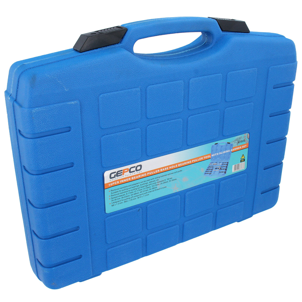 Ensemble d'extracteurs internes pour trous borgnes, outil d'extraction de boîtier de pédalier avec marteau coulissant, 16 pièces