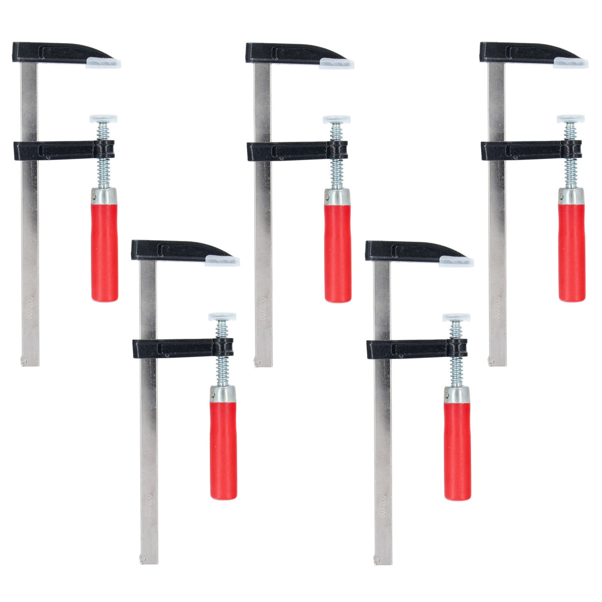 1/5/10 pince à vis pince à vis pince à poignée en plastique poignée en bois pince de serrage