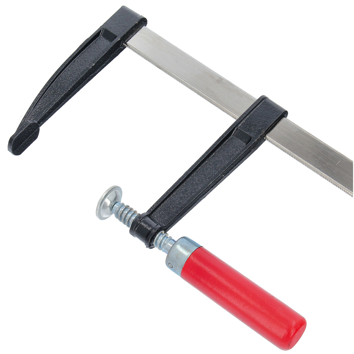 Serre-joints à vis, manche en plastique, manche en bois, jeu de 5 serre-joints, 120 x 1 200 mm