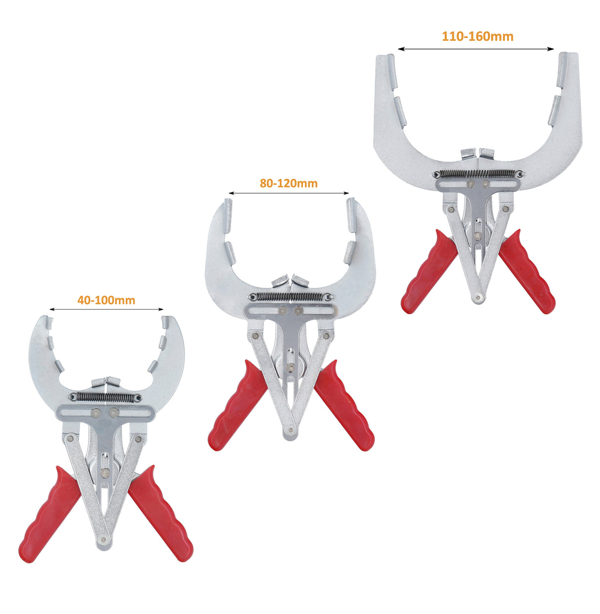 Pince à segments de piston, tendeur de segments de piston, changement de segments de piston 40-160 mm, outil spécial