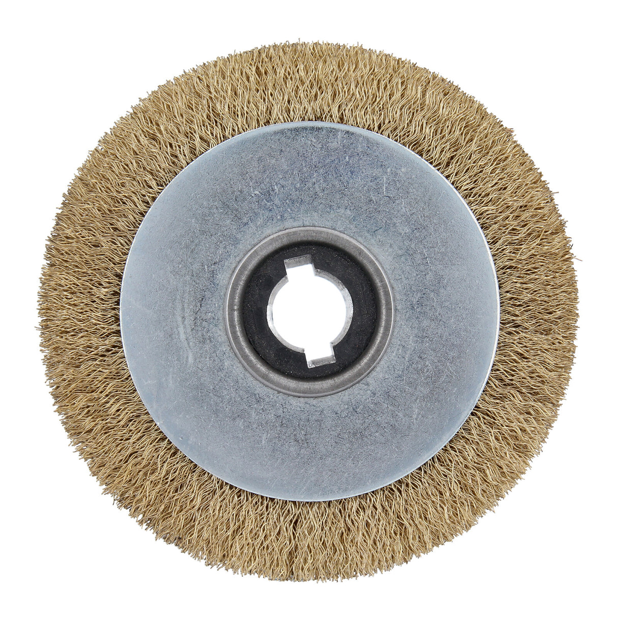 Brosse métallique pour rouleau de meulage pour machine de finition satinée, rouleau de finition satinée plaqué laiton