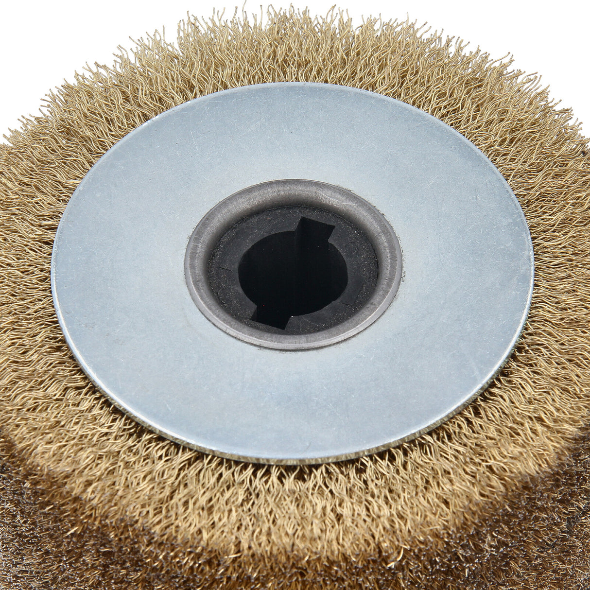 Brosse métallique pour rouleau de meulage pour machine de finition satinée, rouleau de finition satinée plaqué laiton