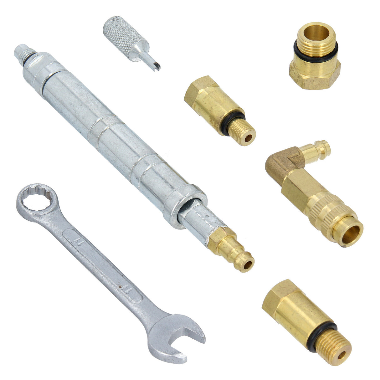 Kit de test de compression et de perte de pression pour moteurs à essence et diesel